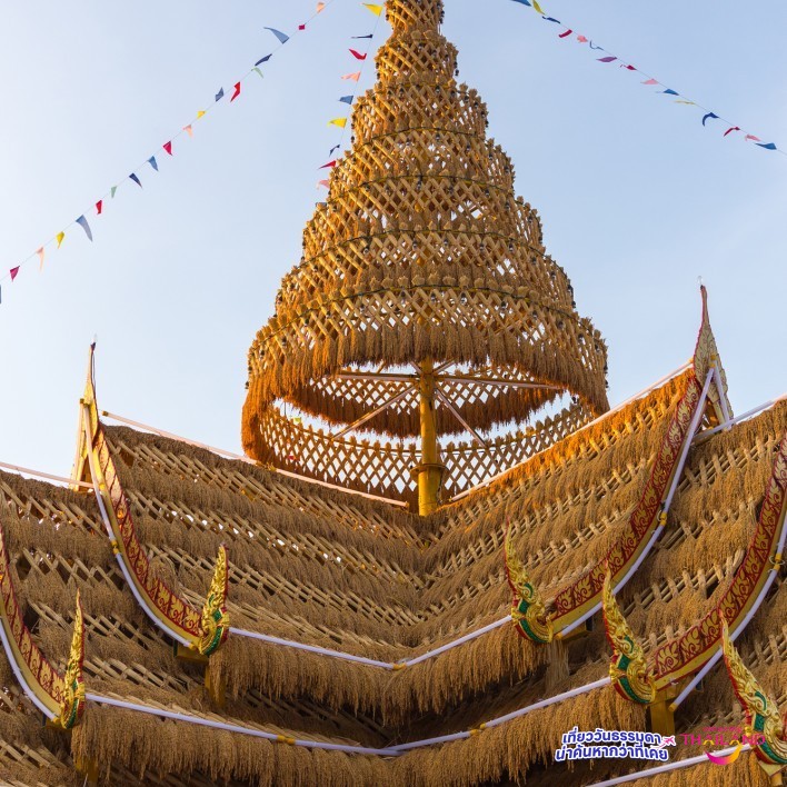 ประเพณีบุญบายศรีสู่ขวัญข้าวคุนลาน สืบสานตำนานพระแม่โพสพ
